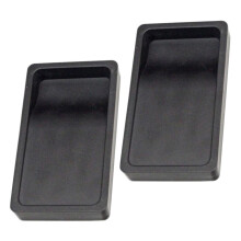 2pcs Calligraphy Inkstone Set with Smooth Polishing Surface, Lightweight TwoSided Design for Beginners and Students