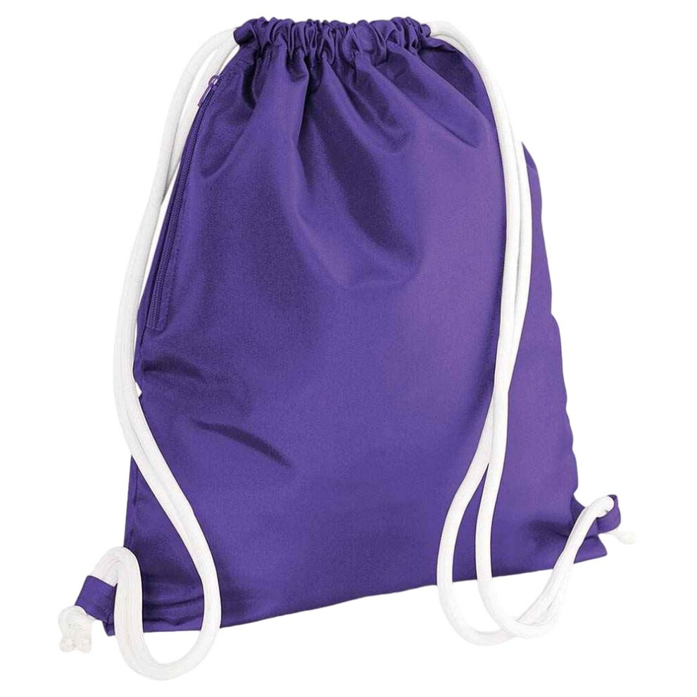 New Bagbase Unisex (One Size, ) Icon Drawstring Bag Purple