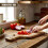 GEEZY GEEZY Wooden Cutting Board with Handle Acacia Chopping Serving Paddle Kitchen Cheese 2