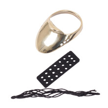 Professional Brass Archery Thumb Ring with Finger Guard for Thumb Protection and Accuracy