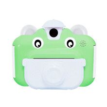 Kindercamera met directe afdrukfunctie, dubbele lens, 1080p video-opname, vereenvoudigde bediening voor kinderen, voordelig kinderspeelgoed met één