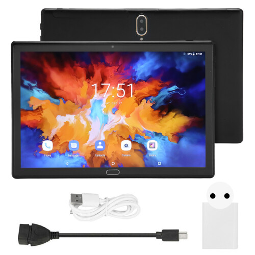 Tablet Android 2025 Latest Octa-Core Processor With 8GB RAM And 128GB Storage, High Performance IPS Display For Home Entertainment WiFi Bluetooth