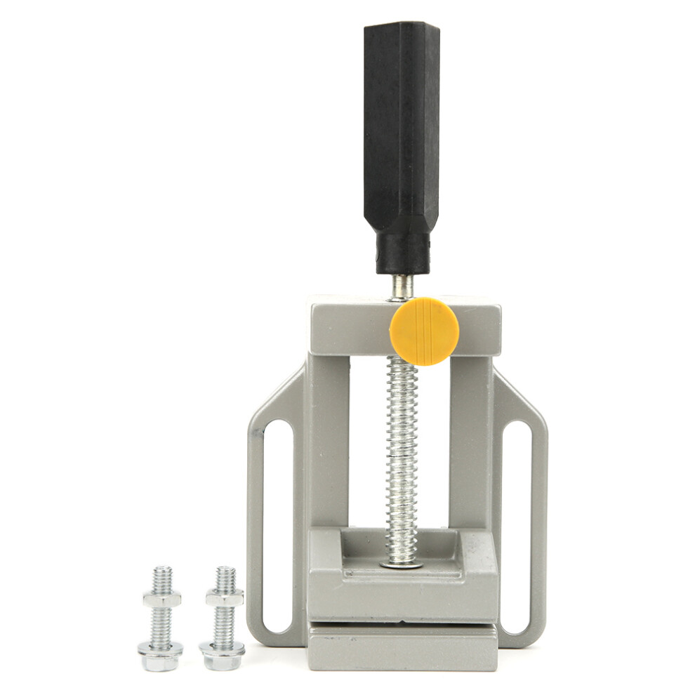 Aluminum Drill Press Vise For Bench Work, Mini Bench Clamp With Straight Handle And Double Track, Parallel Jaw Vice Featuring Quick Release 9482726482666