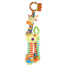 Stimulate Sensory Exploration Soft Giraffe Plush Rattle Toy Multi Textured Surface Encourages Object Transfer Develops Hearing Ability And Tactile
