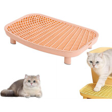 Kattenbakopstapje met krukje, dubbele laag en opbergruimte voor kittens en oudere katten
