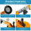 Adjustable Height Countertop Leveling Tool Vacuum Panel Clamp for Granite Marble 5