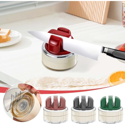 Kitchen Knife Sharpener with Suction Multi Angle Ball Stone Tool for Scissors 1