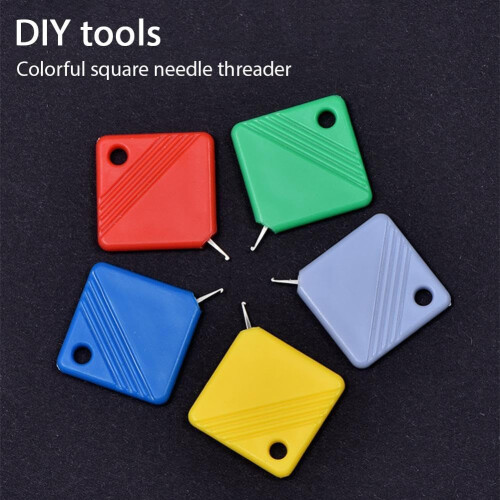 Automatic Needle Threaders for Sewing 5PCS Square Helper Tool Machine Hand 2