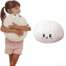 Brinquedo gigante de bolinho macio com caixa, bola antiestresse grande para crianças e adultos.