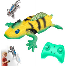 Falmászó Gecko RC Játék Továbbfejlesztett Távirányítós Kúszó Robot Gyerekeknek 3+ Ajándék