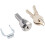 Universal Toolbox Lock with Keys, 180 Rotation Drawer Storage Compartment Security 8