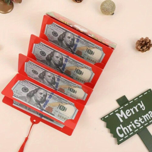 Weihnachtsgeschenkkartenetui – Überraschungsumschlag mit 10 Fächern 2