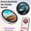 Ψηφιακό pin badge με οθόνη 1.85'', Bluetooth για φωτογραφίες και βίντεο 5