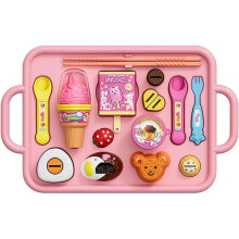 Juego de comida de juguete con pudín de fresa y gelatina, juguetes de cocina de imitación para niños pequeños