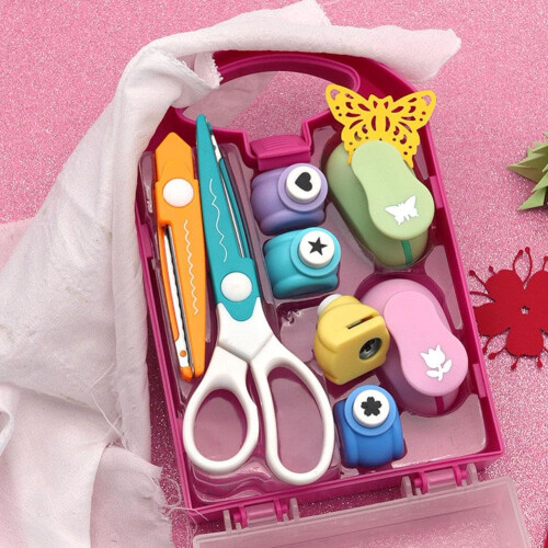 Σετ για DIY χειροτεχνίες με τρυπάνια σχημάτων, για χαρτί, κάρτες 1