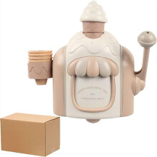 Brinquedo para fazer sorvete com bolhas de banho, fácil de limpar e divertido para crianças de 3 a 8 anos.