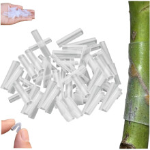 Mangas de silicone para enxertia de árvores frutíferas, proteção de tronco de plantas altamente elástica.