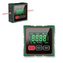 Magnetische digitale hoekmeter met laser, hellingsmeter, waterpas, houtbewerkingsgereedschap