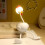 Changeable Shape Funny Chicken Night Light, DIY Poseable Silicone Mood Lamp 8