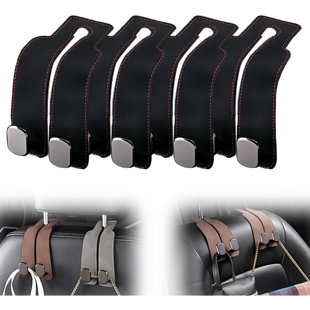Headrest Hooks For Car Seat Back, Metal Multi Function Storage For Bags 3233222891133