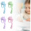 Pencil Grips for Kids Handwriting, Silicone Posture Correction Training Aid 1