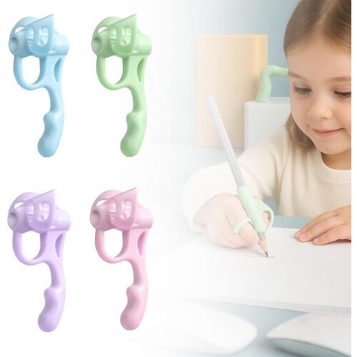 Pencil Grips for Kids Handwriting, Silicone Posture Correction Training Aid
