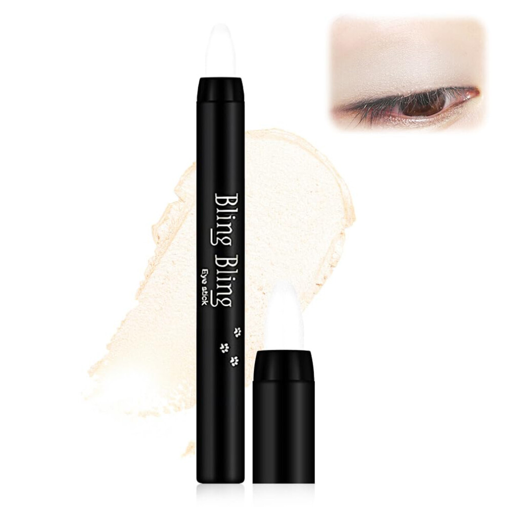 Oimg 16 Colour Highlighter Eyeshadow Pencil Set, Waterproof Stick Long Lasting