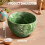 Pottery Herb Stripper Bowl Ceramic, Handmade Peeling Cup Different Hole Sizes 6