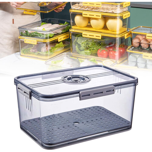 Airtight Bread Box with Date Indicator Lid, Kitchen Counter Storage Container