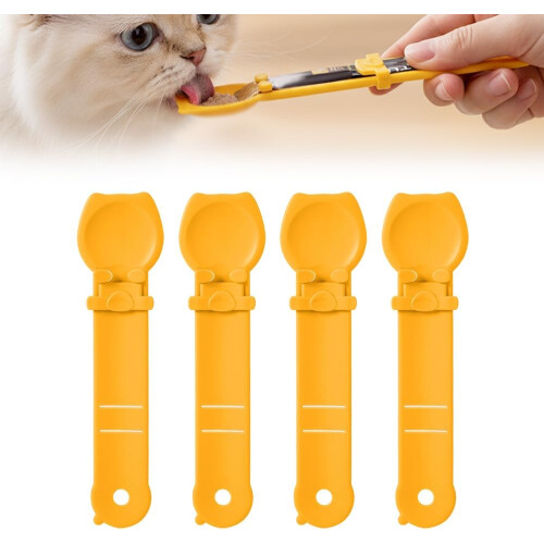 Cat Treat Spoon Squeeze Multi Function, Dispenser for Wet Food Snack Paste