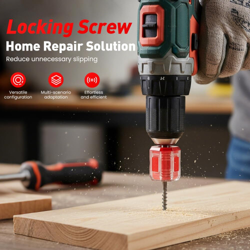 1/4 Inch Strong Magnetic Screw Ring, Universal Removable for Screwdriver Drill 1