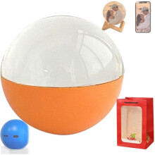 Glob de cristal WiFi, fotografie video 3D, ornament sferă cu memorie, cadou de Crăciun