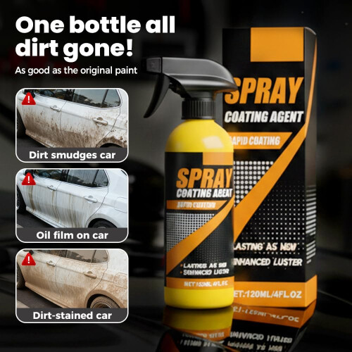 Nano Hydrophobic Ceramic Coating Spray, Advanced Car Paint Protection Shine 2