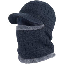 Ardenknit Winter Duo Mütze, Plüsch-Thermofutter, atmungsaktive Strickmütze und Gesichtsmaske