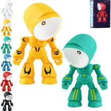 LED mini nachtlampje Lonely Robot cartoon schattige tafellamp met beweegbaar lichaam robotstijl