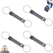 Multifunctionele, verstelbare bagagebinders met veilige stapeling, handsfree reizen, regenboog