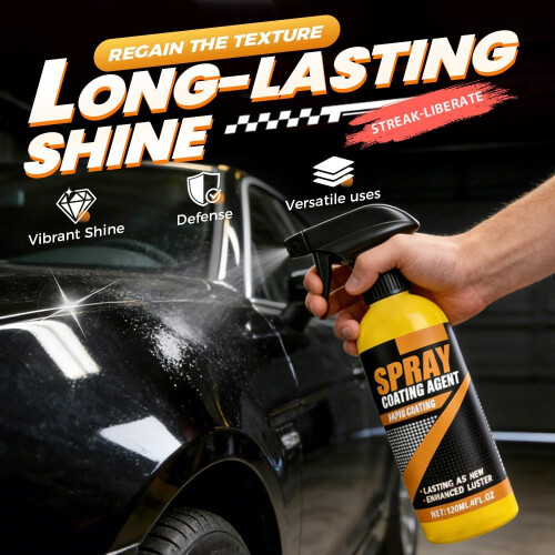 Nano Hydrophobic Ceramic Coating Spray, Advanced Car Paint Protection Shine 1