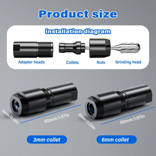 Angle Grinder Conversion Accessories Adapter Kit Chuck Drill Bit Connecting Tool 2 pack 2