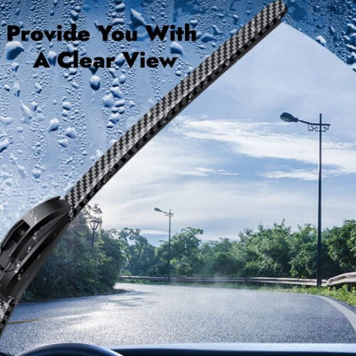 Carbon Fiber Boneless Silent Windshield Wipers Quiet Clear Customized Vehicle Model 2