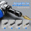 Angle Grinder Conversion Accessories Adapter Kit Chuck Drill Bit Connecting Tool 2 pack 4