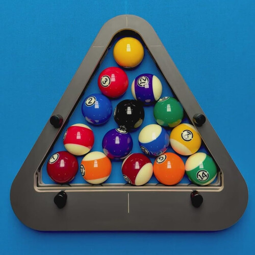 Professional Billiard Rack System Solid Wood 8 Ball 9 Ball Triangle Pool Ball Racks 1