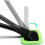 Windshield Cleaning Tool Microfiber, Car Window Cleaner Extendable Handle Pads 5