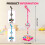 Karaoke Machine with Light Star Microphone, Adjustable Stand All Ages Gift 3