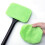 Windshield Cleaning Tool Microfiber, Car Window Cleaner Extendable Handle Pads 2