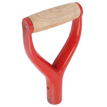 Robuster Schaufelgriff Holz Und Kunststoff Rot Ergonomisch