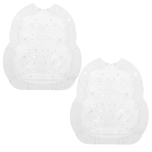 2Stk Transparente Ginseng Formen, Niedliche Buddha Gestaltungsformen