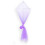 Lace Bed Conical Curtains Dome Bed Canopy Mosquito Net (Purple) 4