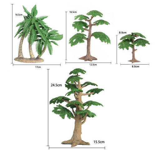 3Stk Kunststoffmodell Für Garten Zuhause Mikro 2