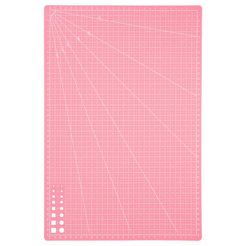2Stk PP Schneidematte Pink Doppelseitig Für Basteln Und DIY Projekte
