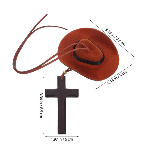 Décor Intérieur Croix Chapeau Cowboy Western Café 2